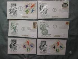 (6) First Day Issue Stamps See Photos