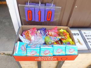 Flat of Candy. As shown. All Late 2020 or 2021 Best By Date.