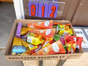 Flat of Candy. As shown. All Late 2020 or 2021 Best By Date.