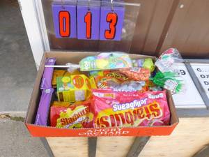 Flat of Candy. As shown. All Late 2020 or 2021 Best By Date.
