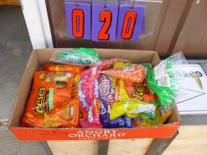 Flat of Candy. As shown. All Late 2020 or 2021 Best By Date.