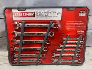 New Craftsman 12pc Combo Wrench Set