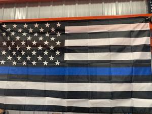 Thin Blue Line Police 3 x 5 Flag