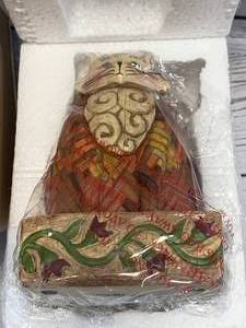 Cat Figurine Jim Shore Heartwood 2003 Elijah #V114422