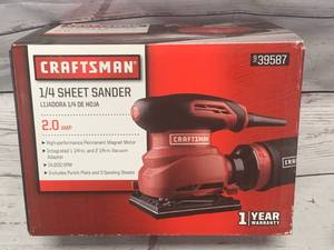 New Craftsman 2 Amp Sheet Sander