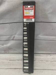 New Craftsman 9pc Made in USA Socket Set