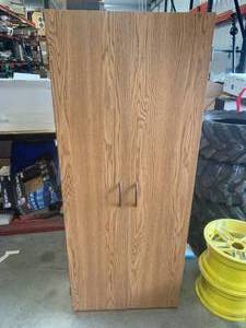 3 Shelf Wood Cabinet