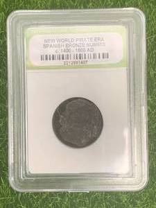 Pirate Era Bronze Nummis Coin c.1400-1600 A.D.