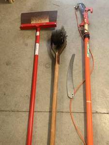 Lot of 3 Long Handled Tools