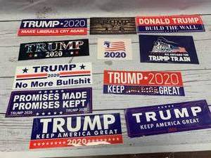 Lot of 11 Trump Stickers