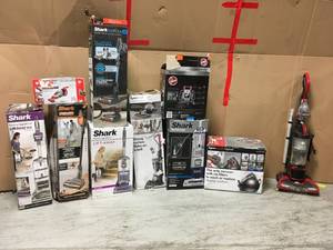 Pallet with assorted Vacuums customer returns not tested