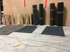 Large lot of assorted Outdoor Rugs in like new condition