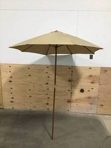 Castle Creek 6 Wooden Umbrella (Khaki)