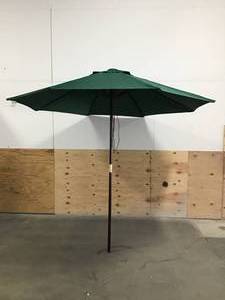 Guide Gear 9 Market Patio Umbrella with Pulley System, Hardwood Pole