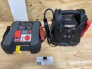 lot 1 image: VECTOR & SCHUMACHER Lot of 2 Power Supply  Jump Starters