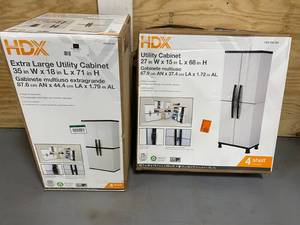 lot 3 image: HDX Lot of two different utility cabinets
