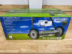 lot 12 image: AMERICAN LAWN MOWER COMPANY 18 in. Manual Walk Behind Reel Lawn Mower