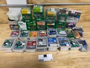 lot 46 image: Lot of Misc. Screws, Bolts, and more
