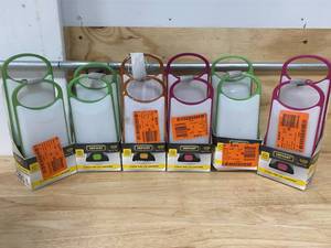 lot 61 image: DEFIANT - Lot of 2-Pack Thin LED Lanterns w batteries - 150 Lumens
