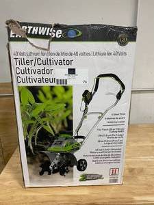lot 70 image: EARTHWISE 11 in. 40-Volt 4.0 Ah Electric Cordless TillerCultivator