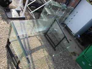 lot 33 image: Glass Food Cover 40 X 27.5 X 23.5...