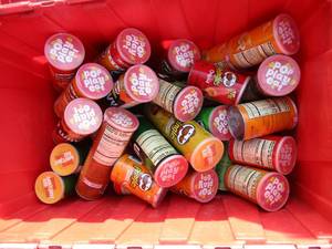 lot 58 image: Assorted Cans of Pringles Chips Pa...