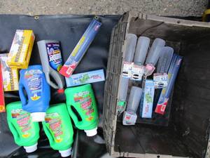 lot 60 image: Laundry Detergent & ziplock Bags, P...