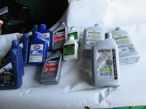 lot 86 image: Motor Oil, 2 Cycle Fluid See Photo...