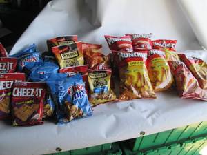 lot 97 image: Assorted Chips In Lockable Tote Pa...