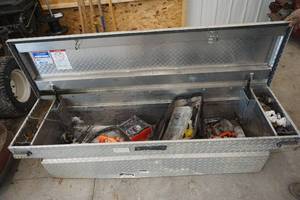 Weather Guard Diamond Plate Truck Bed Tool Box