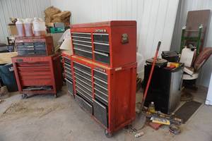 Craftsman Wheeled 4 Section 34 Drawer Tool Box With Tools