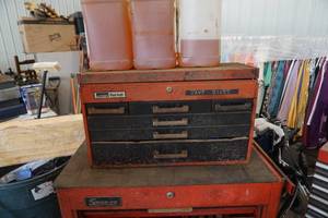 Snap On Brand 6 Drawer Mechanics Wheeled Tool Box With Tools