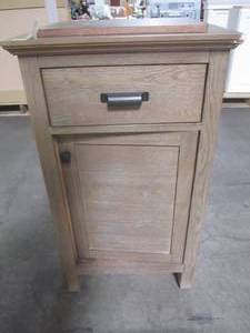 lot 206 image: Home Decorators Collection Stanhope 20 in. W x 35 in. H Floor Cabinet in Reclaimed Oak SNOF2035