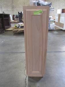 lot 307 image: Hampton Bay Assembled 9x34.5x24 in. Base Cabinet in Unfinished Beech KBF09-UF