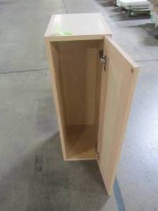 lot 212 image: Hampton Bay Assembled 9x12.5x30 in. Easthaven Wall Cabinet in Unfinished German Beech EH0930W-GB