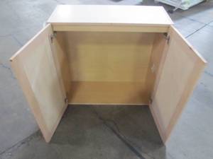 lot 214 image: Hampton Bay Assembled 30 in. x 30 in. x 12.62 in. Easthaven Wall Cabinet in Unfinished German Beech EH3030W-GB