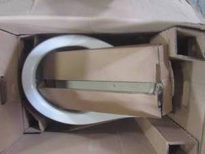 lot 222 image: American Standard Reliant 10 in. Rough-In 2-Piece 1.28 GPF Single Flush Round Toilet in White - MISSING TANK 3332DB101CR.020