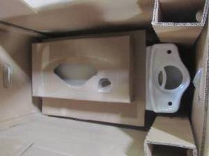 lot 224 image: American Standard Champion 4 Max Right Height 2-piece High-Efficiency 1.28 GPF Single Flush Elongated Toilet in White - MISSING TANK  2586.128ST.020