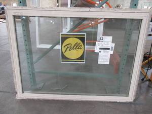 lot 623 image: Pella 250 Series Picture Window in Sand, Fin Install - Previously Installed.