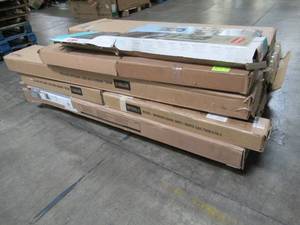 lot 108 image: WHOLESALE MIXED PALLET OF MISCELLANEOUS CLOSET ORGANIZERS, FURNITURE AND MORE