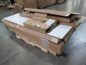 lot 109 image: WHOLESALE MIXED PALLET OF MISCELLANEOUS CLOSET ORGANIZERS, FURNITURE AND MORE