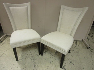 lot 308 image: BASSETT UPHOLSTERED ACCENT CHAIRS