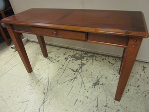 lot 311 image: SOLID WOOD SOFA TABLE