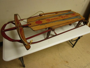 lot 340 image: VINTAGE WARNER HARDWARE RACER SLED