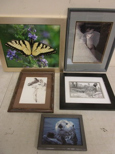 lot 380 image: WILDLIFE ART, ASSORTED