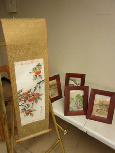 lot 381 image: ASIAN TAPESTRY, FRAMED ART
