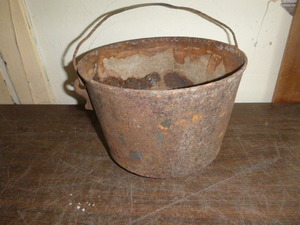 Vintage Metal Campfire Pot