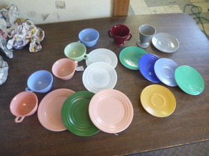 Retro Plates and Tea Cups