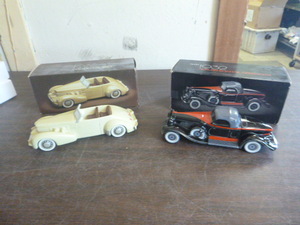 2 Avon Ceramic Cars