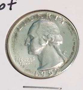 1952 PROOF WASHINGTON SILVER QUARTER